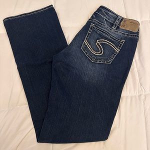 Silver Jeans Suki mid slim boot cut dark denim women’s sz W30/L33